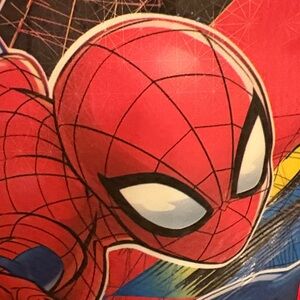 NWOT MARVEL Spiderman Red and Blue Kids Backpack 11” x 9” lightweight